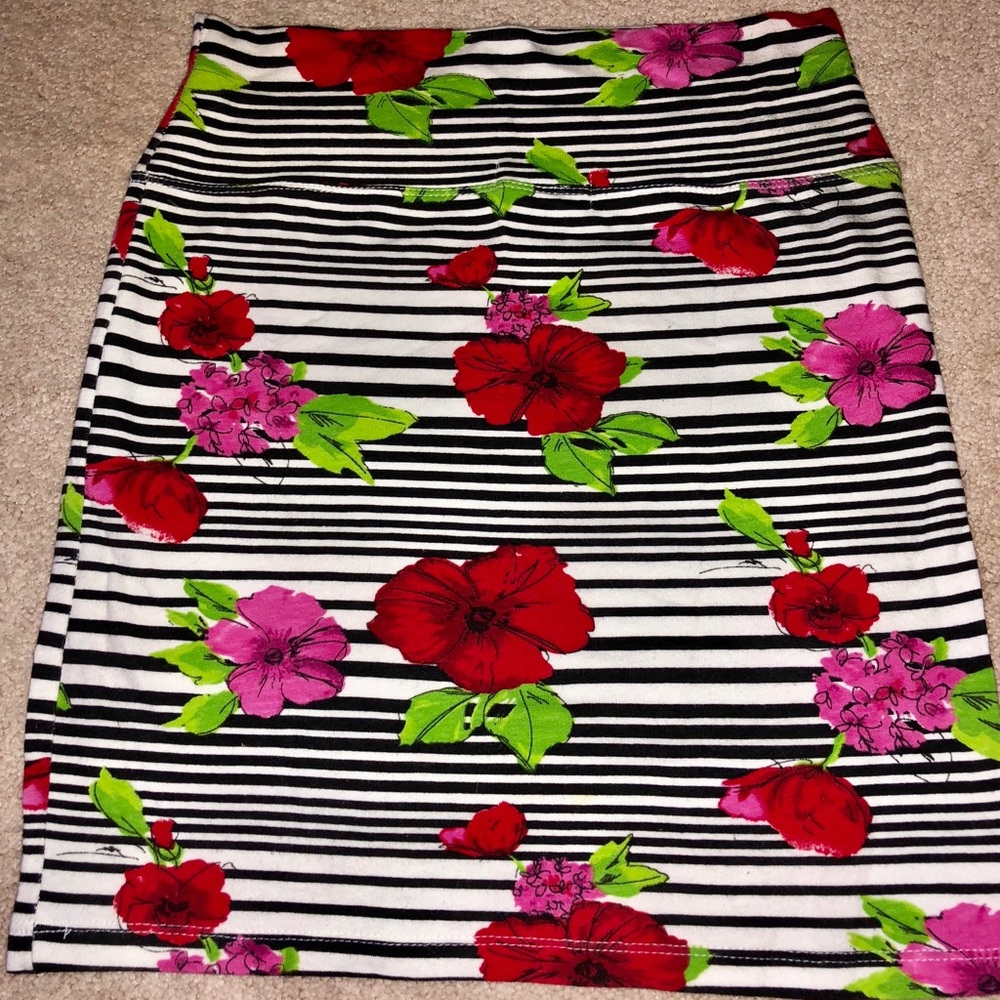 Summer floral skirt
